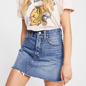 Levi’s 501 denim mini skirt